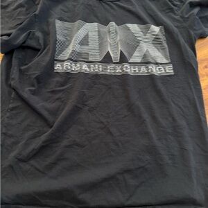 A/X Armani Exchange Black Graphic Tee
